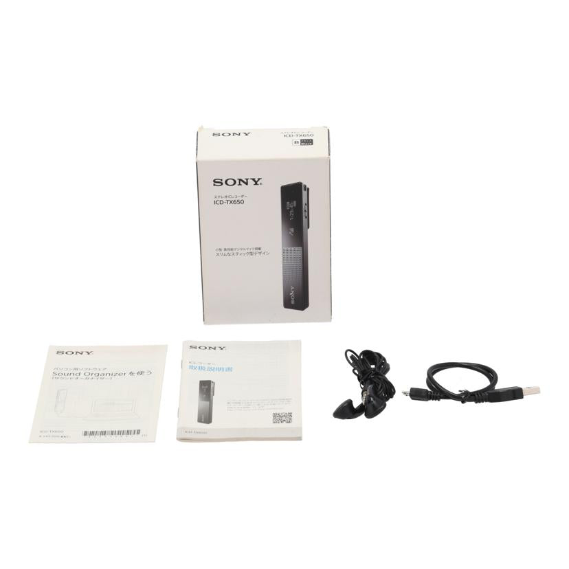 SONY ソニー /ICレコーダー/ICD-TX650//S011034975F/Bランク/62