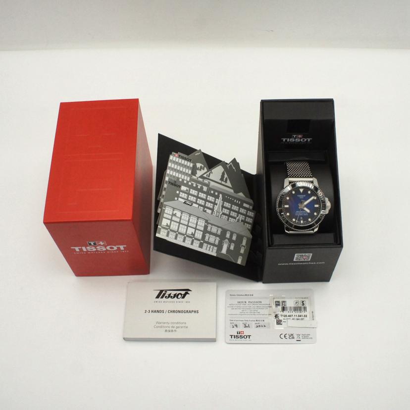 TISSOT ティソ/シーマスター1000パワーマティック80/自動巻/T120407A//Y17******/Aランク/75