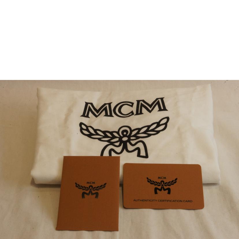 MCM エムシーエム/ロゴグラムミニショッピングトート2WAYブラック/MWPAATN04BK001//SAランク/92