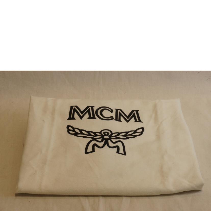 MCM エムシーエム/レザーロゴトートロゴストラップ//Aランク/92