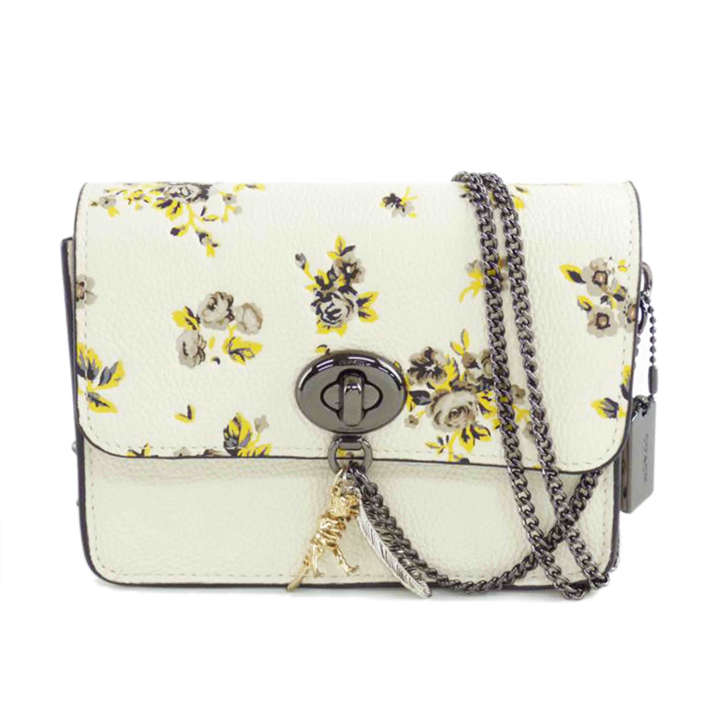 COACH コーチ/バワリークロスボディーポリッシュドペブルレザーウィズレブルチャーム/59491//C17**/ABランク/64