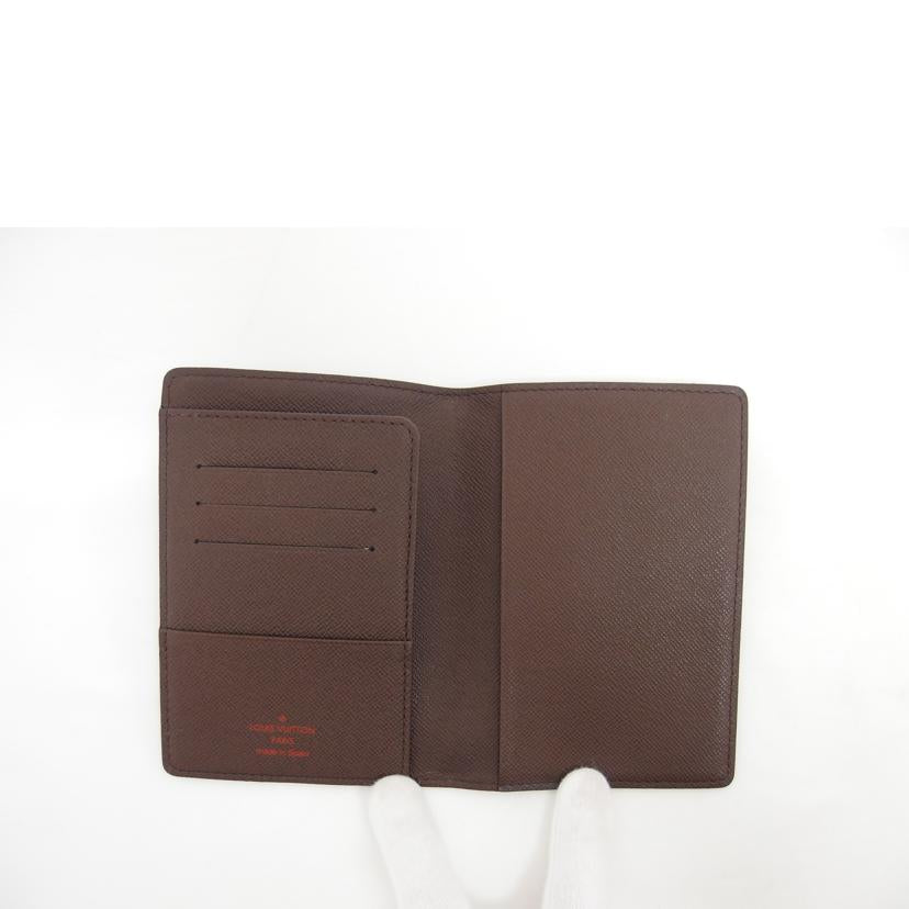 LV ルイ・ヴィトン/クーヴェルテュール・パスポールNM/ダミエ/エベ /N60189//CA1***/Aランク/18