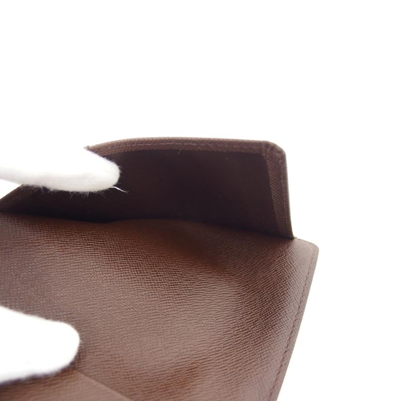 LV ルイ・ヴィトン/クーヴェルテュール・パスポールNM/ダミエ/エベ /N60189//CA1***/Aランク/18