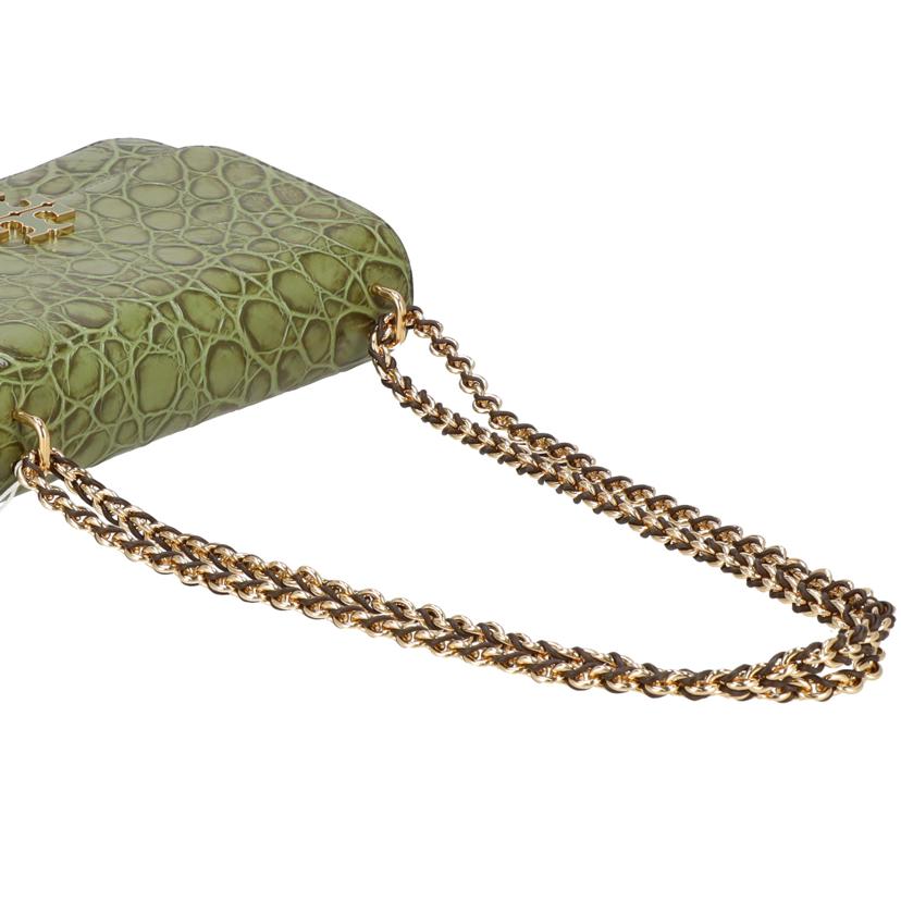 TORY BURCH トリーバーチ/BRITTEN EMBOSSED CROC SMALL SHOULDER BAG/175723//Sランク/94