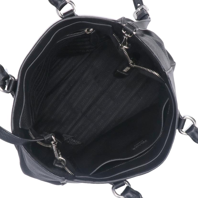 PRADA プラダ/PRADA2wayレザーハンド/ブラック/1BA205//203/Aランク/75