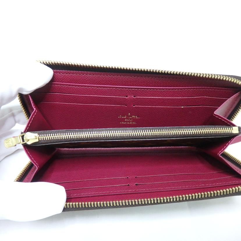 LOUIS VUITTON/ポルトフォイユクレマンス/モノグラム/フューシャ/M60742//RFI*/Aランク/84