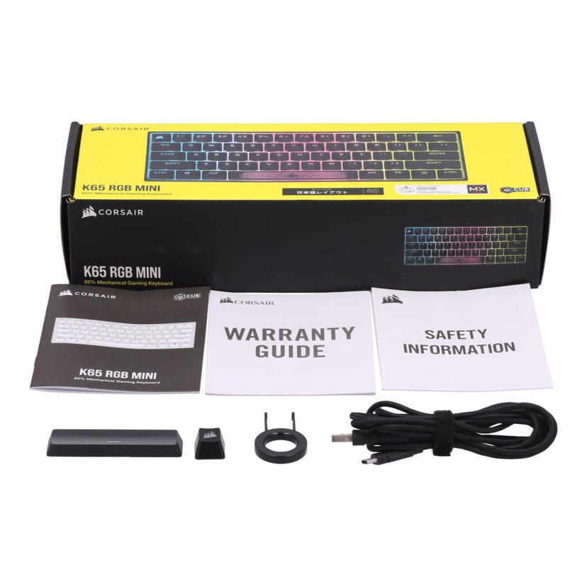 Corsair コルセア /ゲーミングキーボード/K65 RGB MINI/CH-9194014-JP//017821308318/Bランク/01