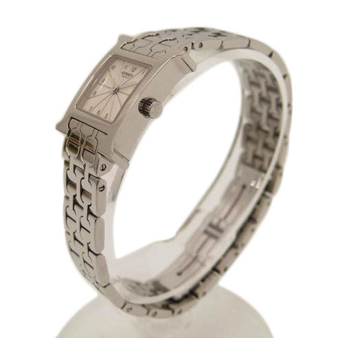 HERMES エルメス/腕時計 ステンレス シルバー文字盤/Hウォッチ・ミニ/レディース/クオーツ/HH1.110/265****/レディース時計/Aランク/69【中古】