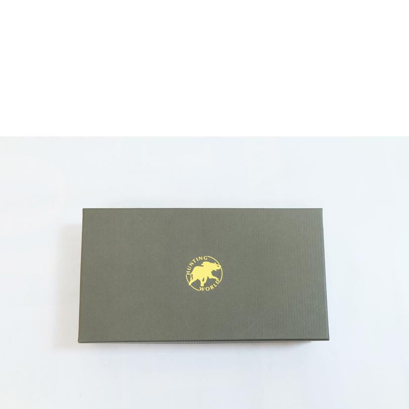 HUNTING WORLD ハンティングワールド/レザーラウンドファスナー長財布/371A-224//511***/ABランク/71