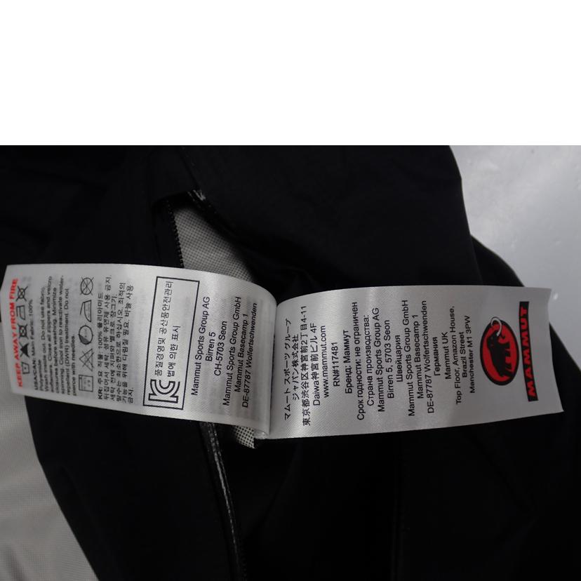 MAMMUT マムート/★MAMMUTマイクロレイヤーハードシェルJKT /1010-29261//S/ABランク/62