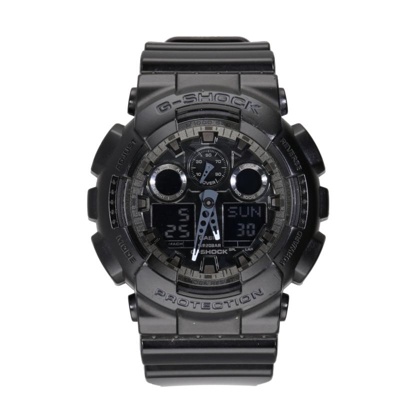 CASIO カシオ/G-SHOCK/デジアナウォッチ/クォーツ/ブラック/GA-100CF//508*/ABランク/18