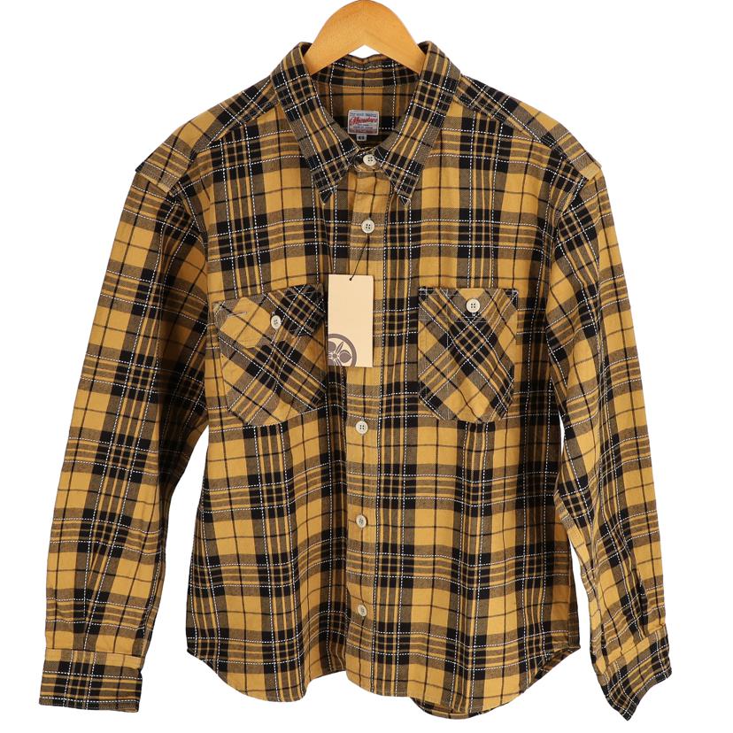 MOMOTARO JEANS 桃太郎ジーンズ/長袖チェックシャツ/05-254//Sランク/05