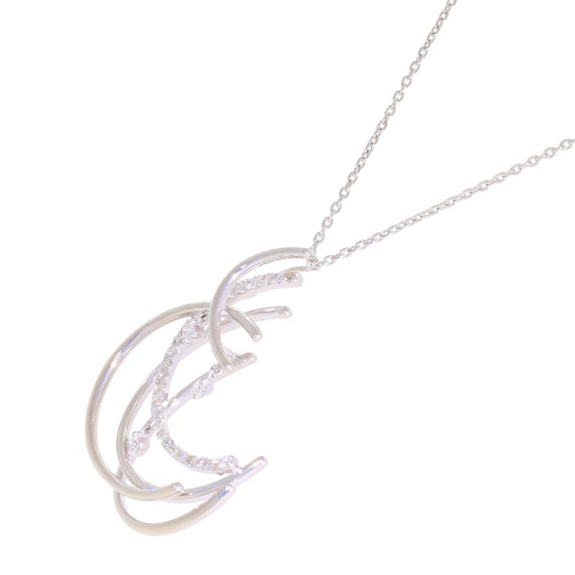 K18WGダイヤネックレス0.40ct//Aランク/92