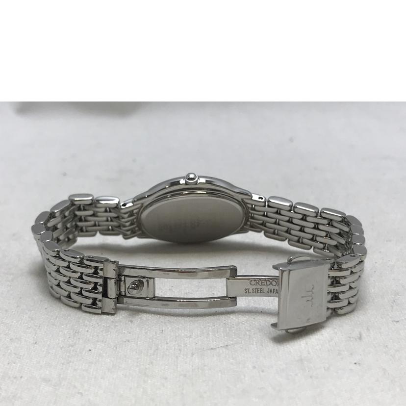SEIKO セイコー/クレドール 12Pダイヤモンド ホワイトシェル/1E70-0BH0//990***/Bランク/51