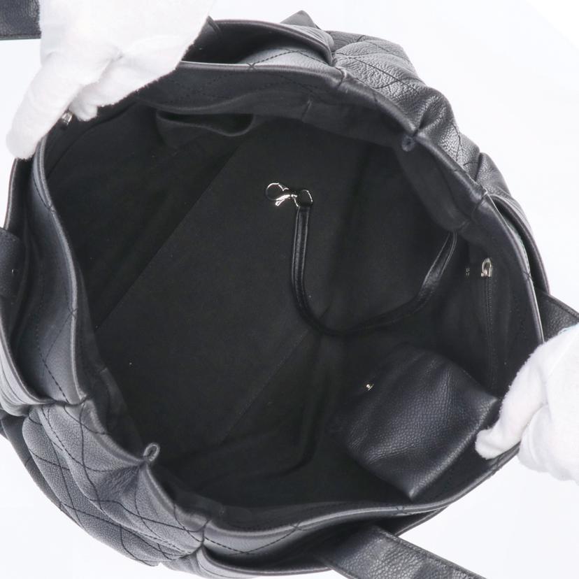 CHANEL シャネル/ココマーク/キャビアスキン/トートバッグ/ブラック//127*****/ABランク/18