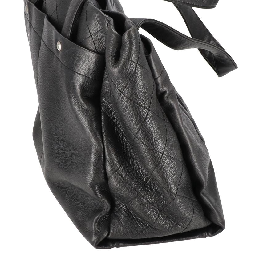 CHANEL シャネル/ココマーク/キャビアスキン/トートバッグ/ブラック//127*****/ABランク/18