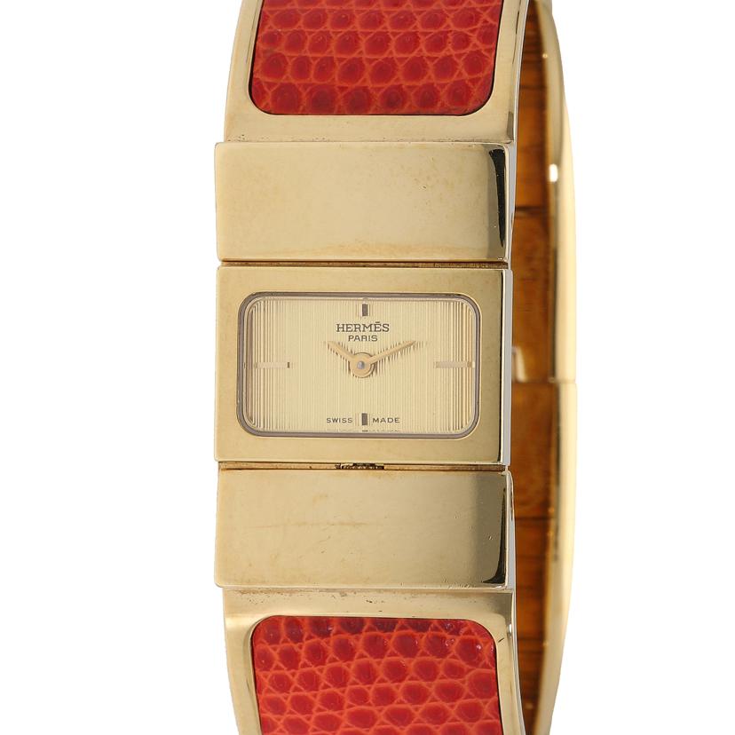 HERMES エルメス バングルウォッチ レディース /ロケ・バングルウォッチ/クォーツ/LO1.201//836***/ABランク/19