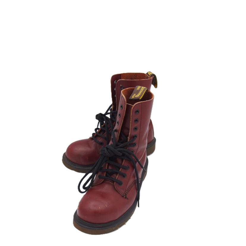 ドクターマーチン/10ホールレースアップブーツ/チェリーレッド/1490//Bランク/04