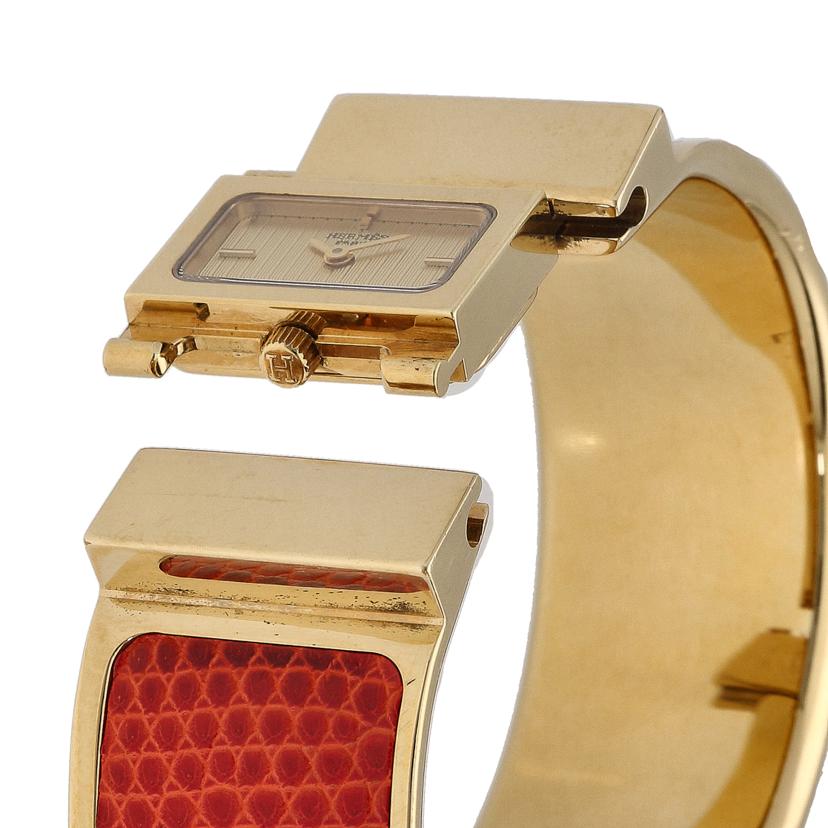 HERMES エルメス バングルウォッチ レディース /ロケ・バングルウォッチ/クォーツ/LO1.201//836***/ABランク/19