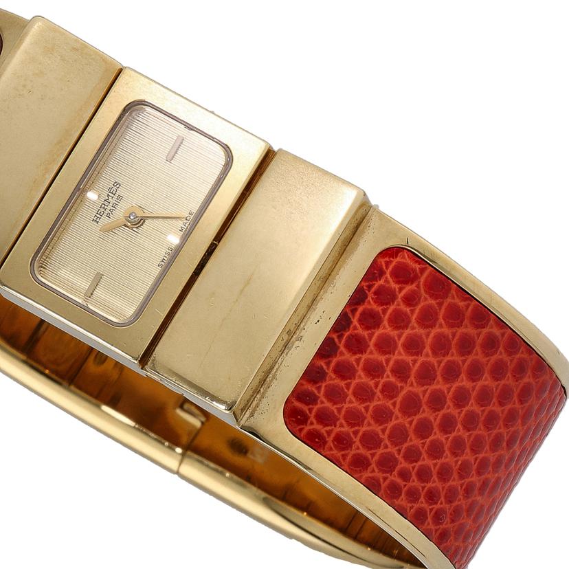 HERMES エルメス バングルウォッチ レディース /ロケ・バングルウォッチ/クォーツ/LO1.201//836***/ABランク/19