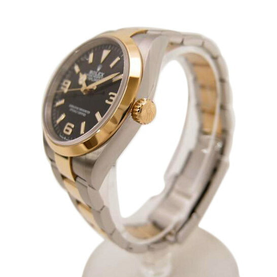 ROLEX ロレックス/エクスプローラーⅠ・36/ランダム番(2021年購入)/K18YG×SS自動巻き/124273//246*****/SAランク/69