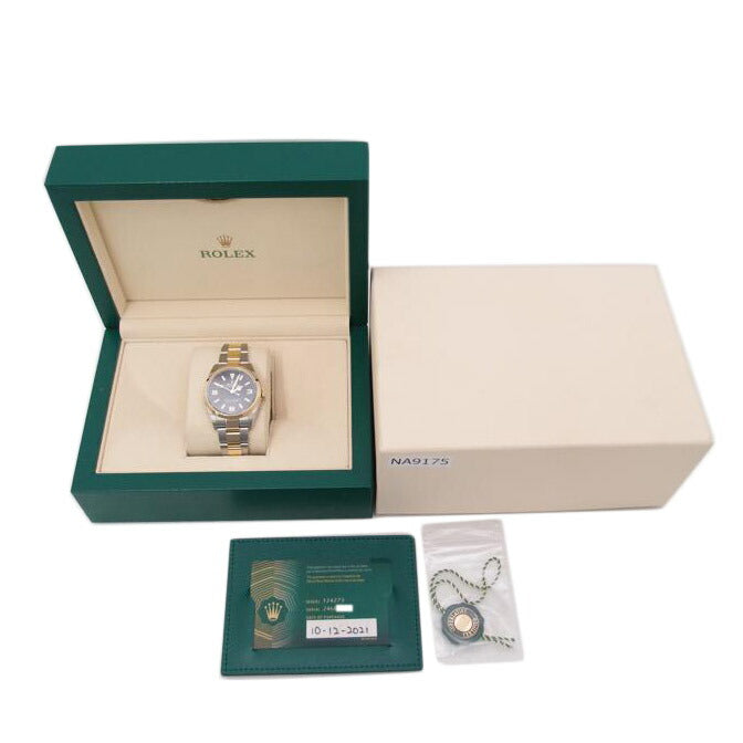 ROLEX ロレックス/エクスプローラーⅠ・36/ランダム番(2021年購入)/K18YG×SS自動巻き/124273//246*****/SAランク/69