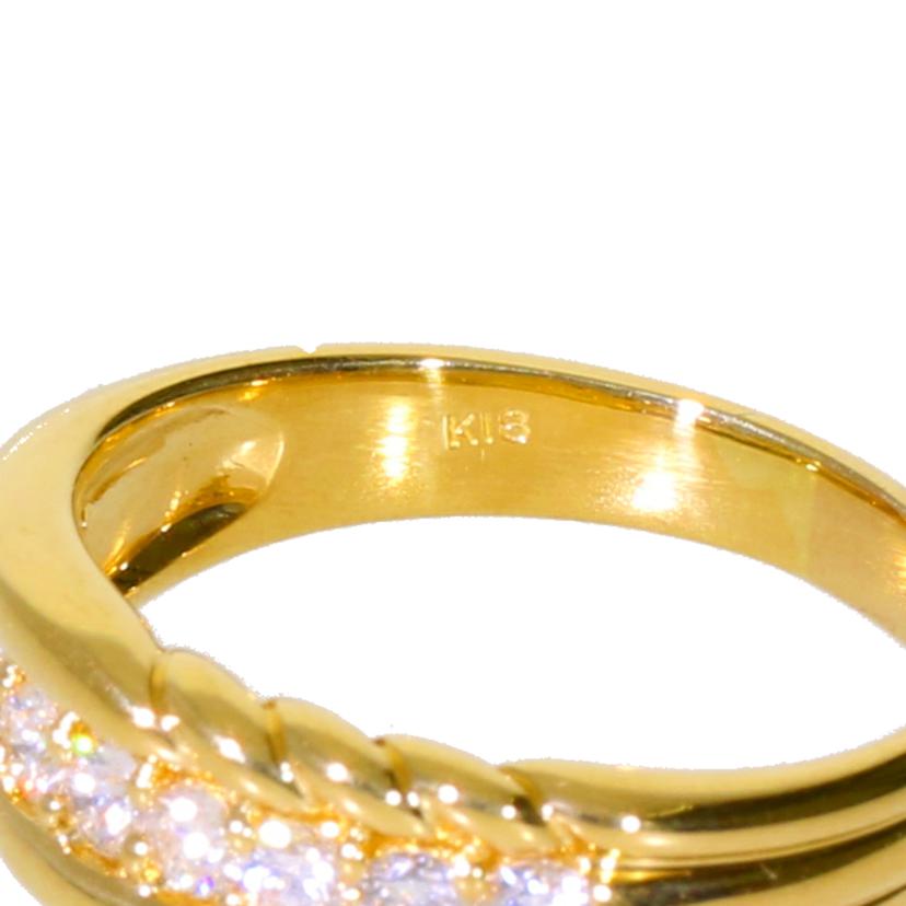 K18ダイヤリング0.52ct//ABランク/88