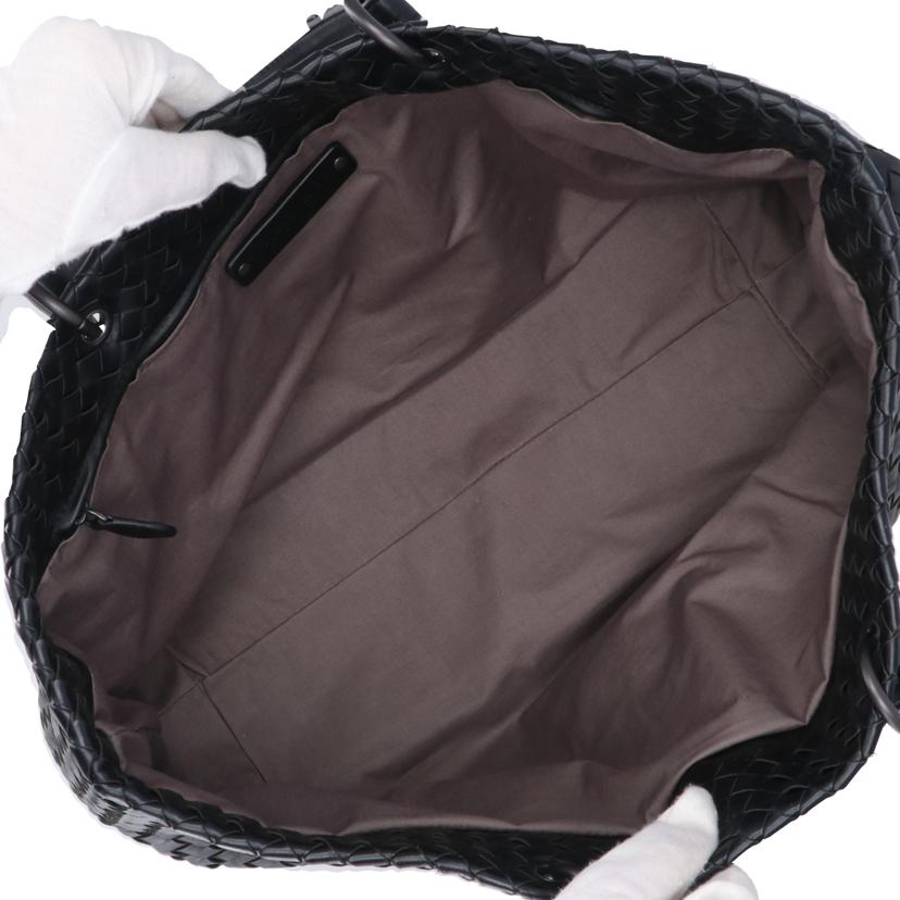 BOTTEGA VENETA/カプリイントレチャートラージトート/ブラック/297983//B08*******/Aランク/75