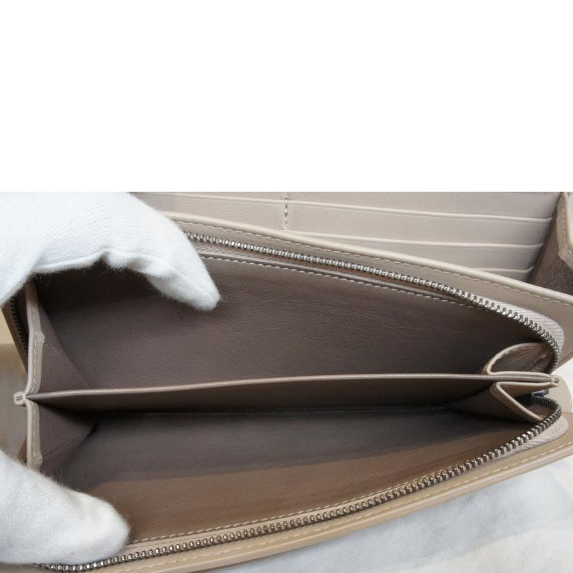 BOTTEGA VENETA ボッテガヴェネタ/刺繍イントレチャートレザーロングウォレット//SAランク/92