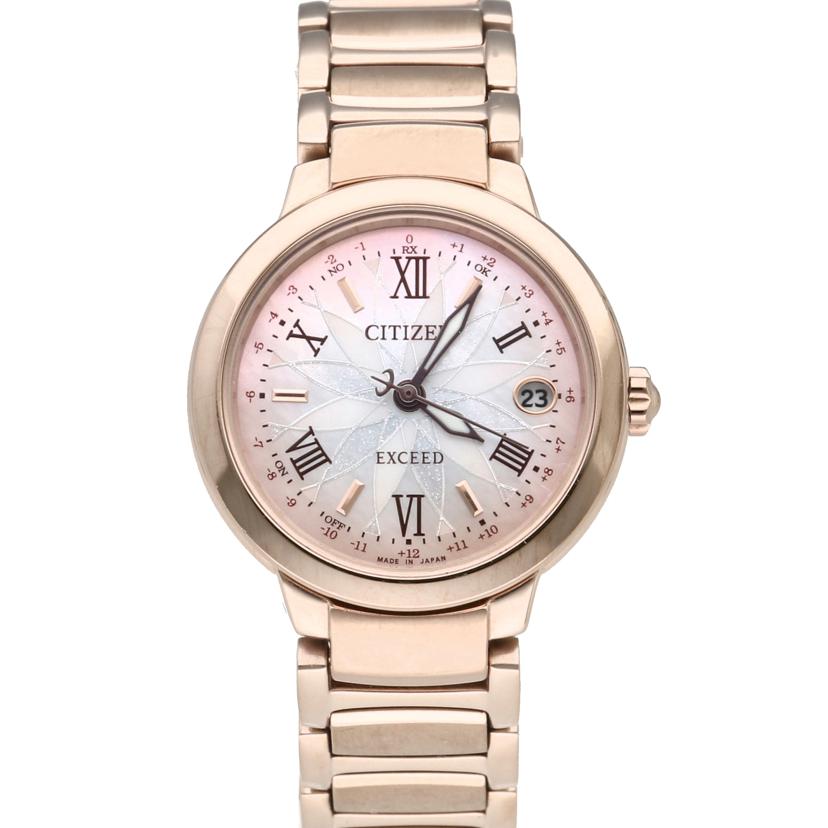 CITIZEN シチズン/エクシード/ソーラー電波/サクラピンク/ES9322-57W//062******/Aランク/70