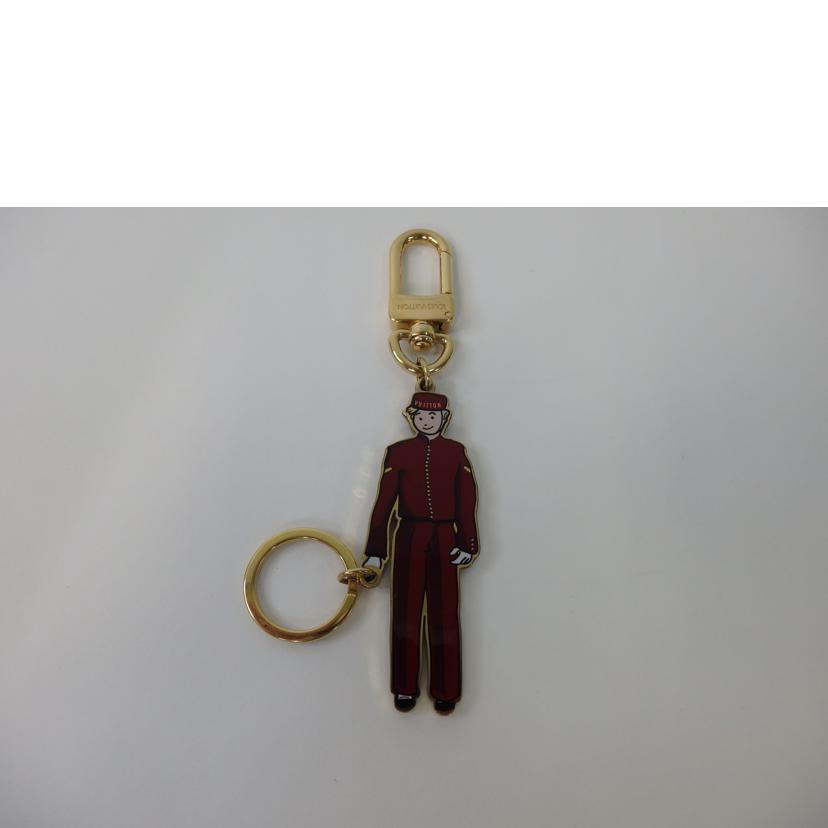 LV ルイヴィトン/ポルトクレ・グルーム/ベルボーイ/キーリング/キーホルダー/M66493//PB1***/ABランク/84