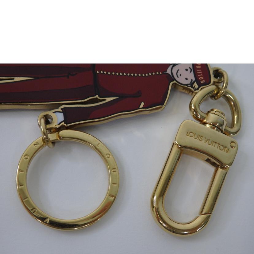 LV ルイヴィトン/ポルトクレ・グルーム/ベルボーイ/キーリング/キーホルダー/M66493//PB1***/ABランク/84