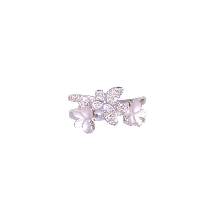 K18WGダイヤリング0.17ct//Aランク/88