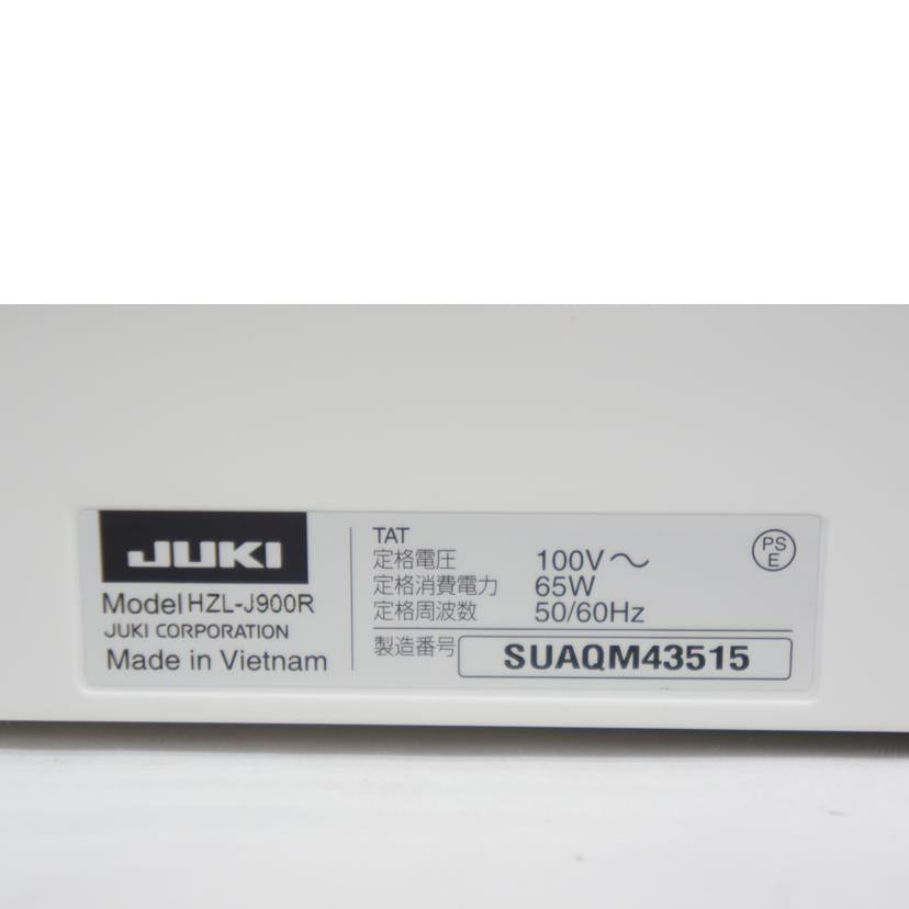 JUKI ジューキ/コンピュータミシン/HZL-J900R//SUAQM43515/SAランク/05