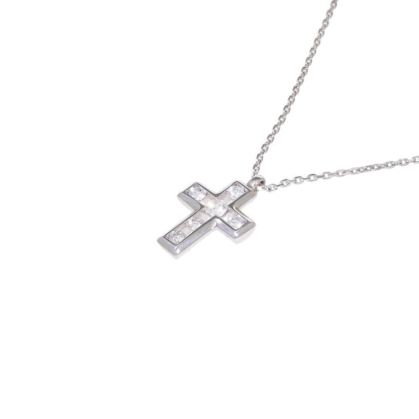 VENDOME AOYAMA K18WGダイヤネックレス0.32ct//Aランク/05