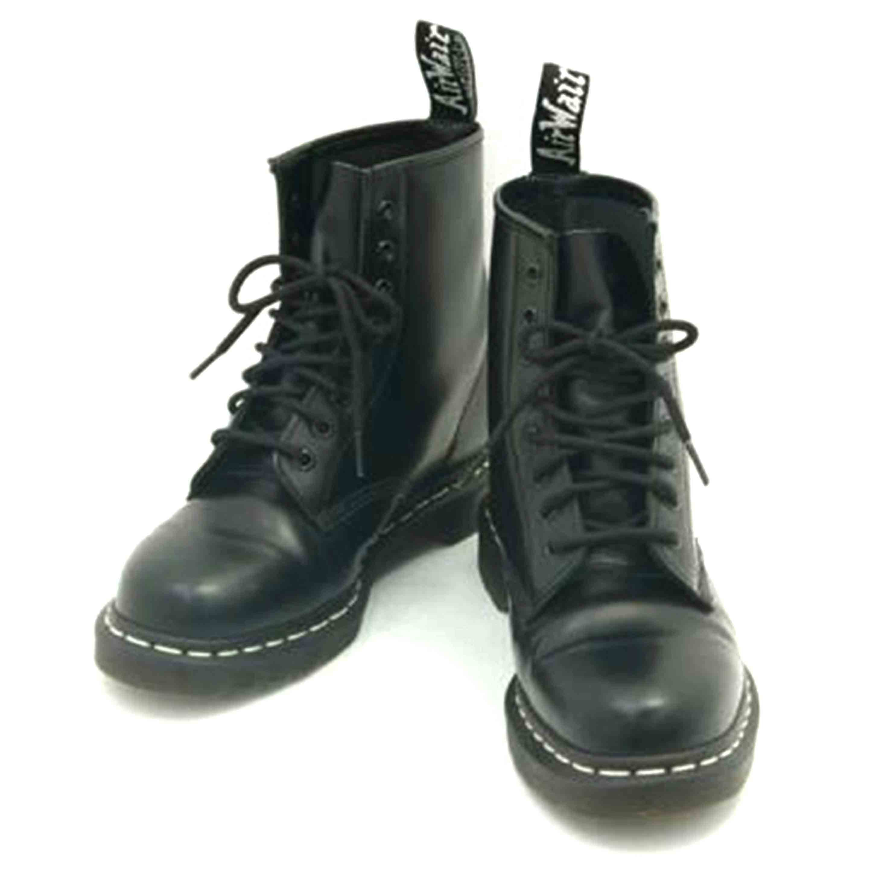 Dr.Martens ドクターマーチン/ホワイトステッチ 8ホール ブーツ/UK7/ブラック/1460//ABランク/01