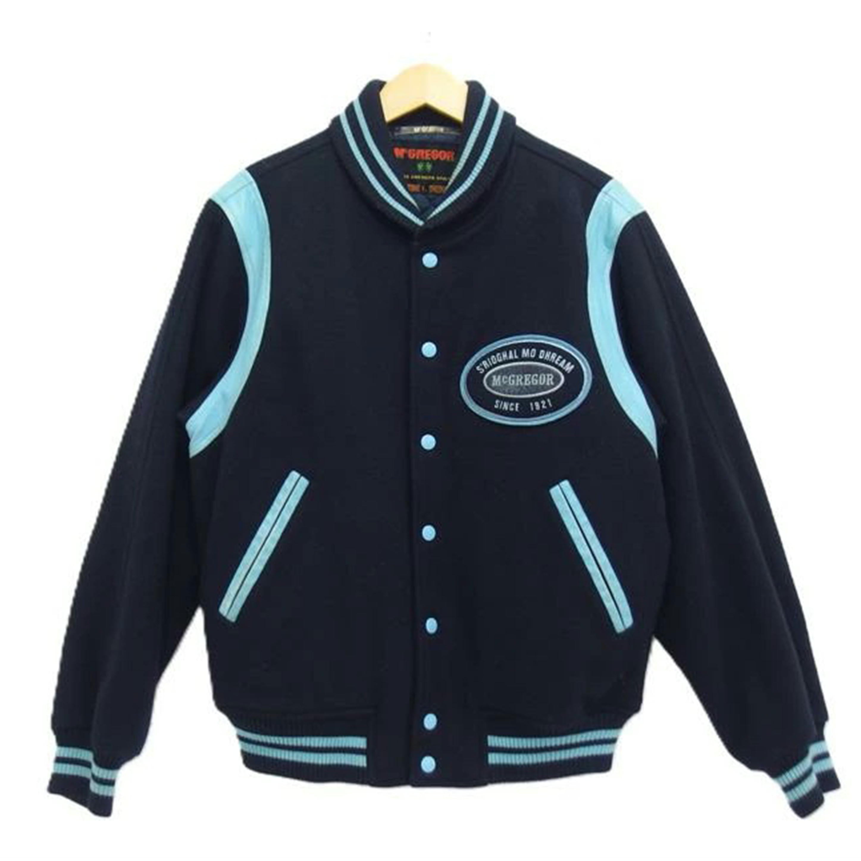 McGREGOR マクレガー/スタジャン/ウール/ネイビー/G13-5619//Bランク/04