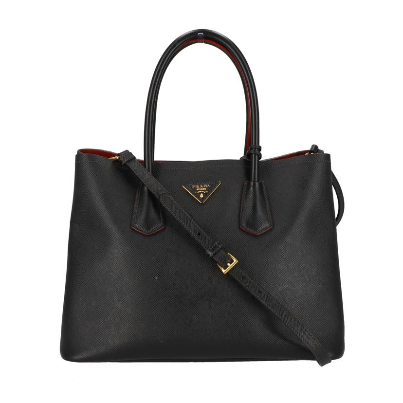 PRADA/サフィアーノ2WAYトートバッグ//Bランク/85