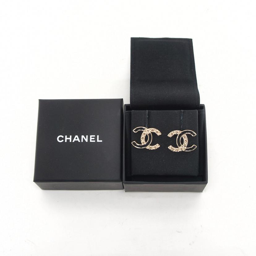 CHANEL シャネル/ココマーク バイカラーピアス/ABG219 B21624//B25 B/Aランク/09