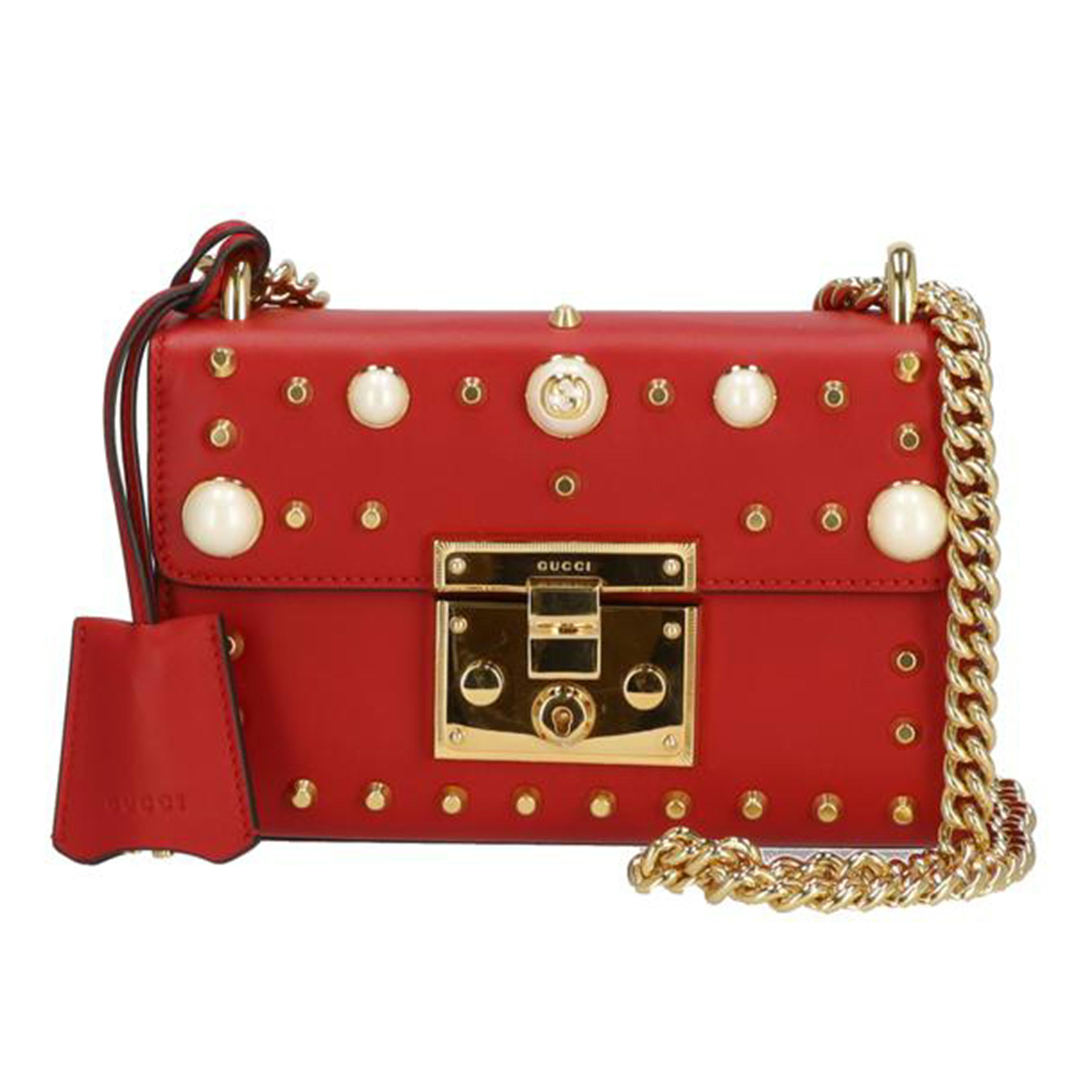 GUCCI/パドロックチェーンショルダーバッグ/432182//525***/Aランク/85