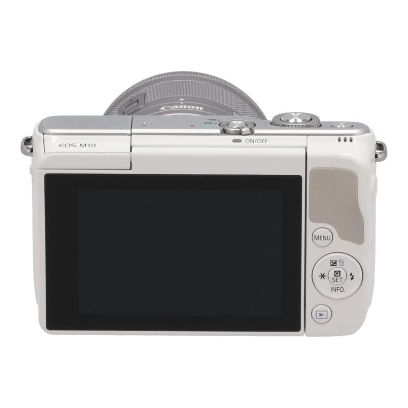 Canon キヤノン /ミラ-レス一眼 ダブルズ-ムキット/EOS M10 ダブルズ-ムキット//311031004574/Bランク/24