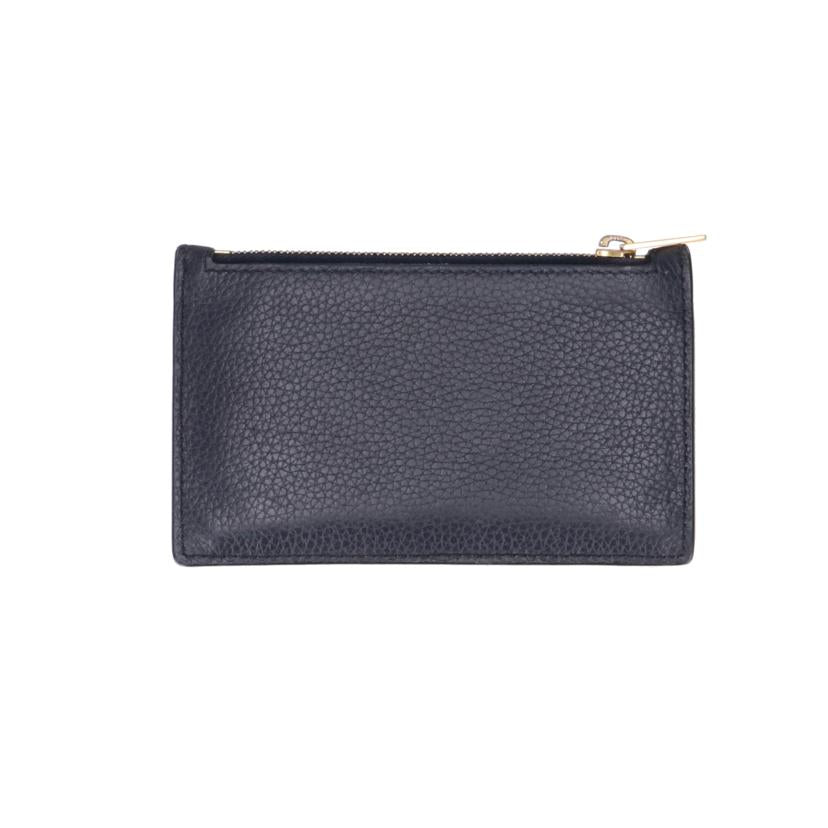 CELINE セリーヌ/コンパクトジップカードホルダー/紺/10B683//F-PG-1198/Bランク/19