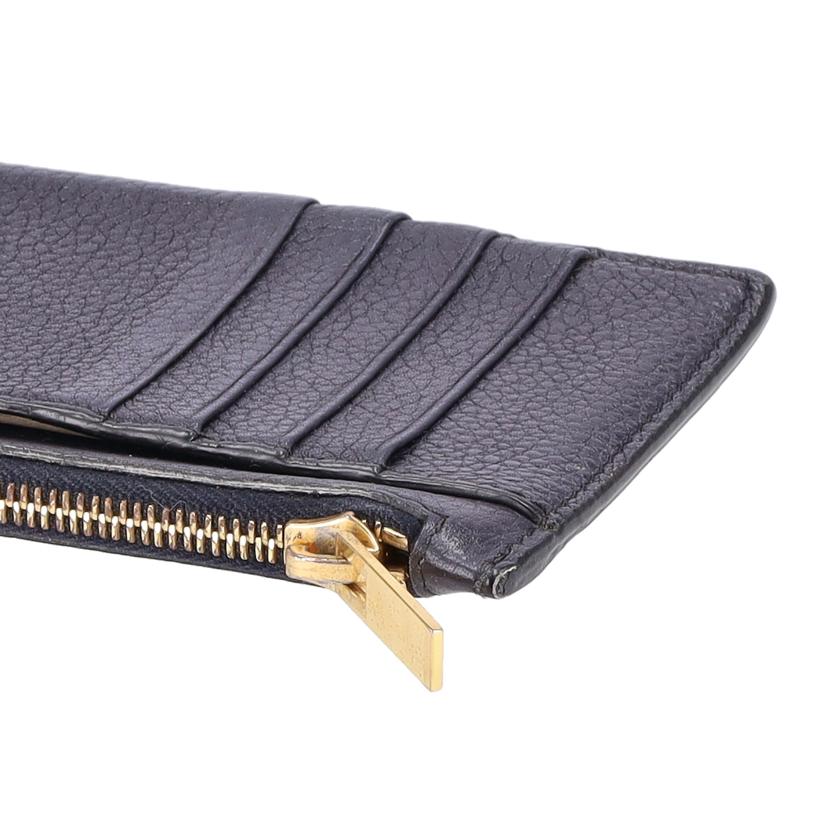 CELINE セリーヌ/コンパクトジップカードホルダー/紺/10B683//F-PG-1198/Bランク/19