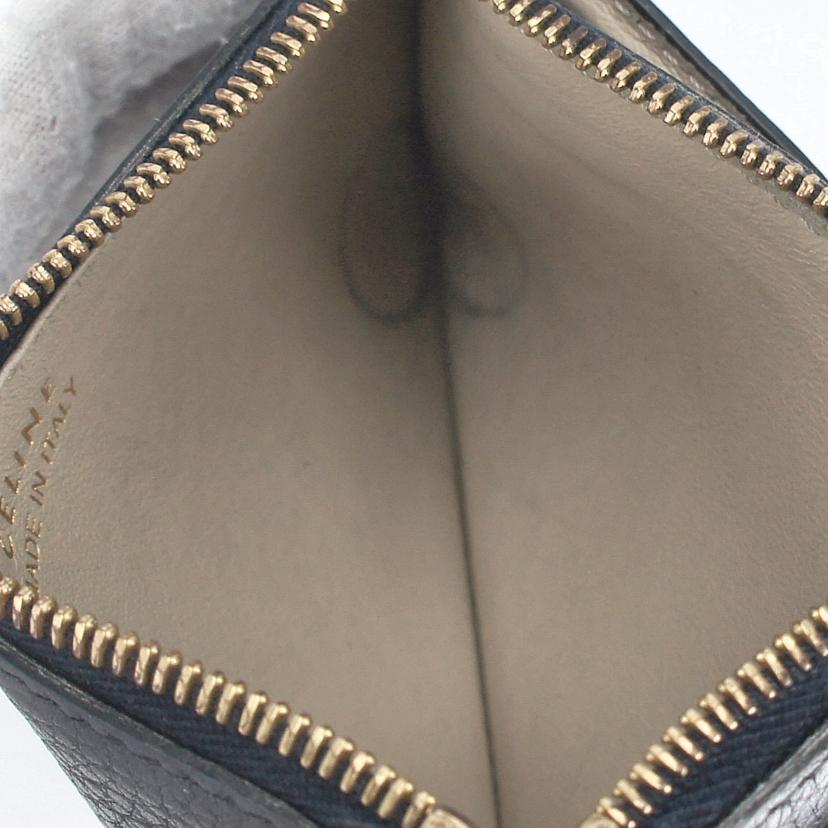 CELINE セリーヌ/コンパクトジップカードホルダー/紺/10B683//F-PG-1198/Bランク/19