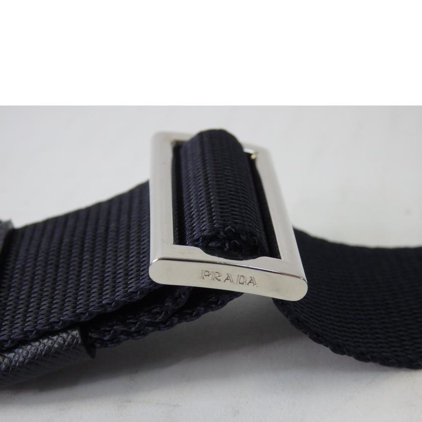 PRADA プラダ/キャンバスショルダーストラップ/紺//Aランク/84