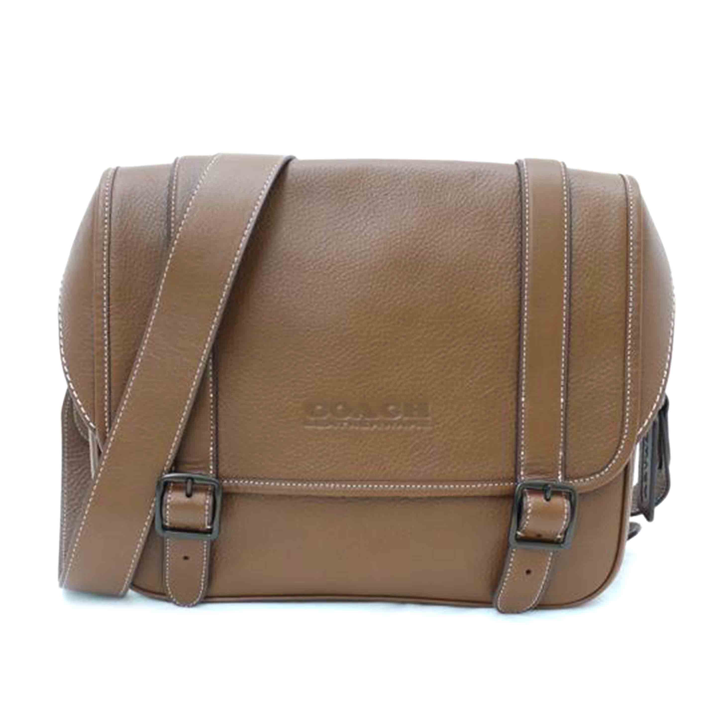 COACH/レザーメッセンジャーショルダー/ブラウン/C9702//C22**/SAランク/69