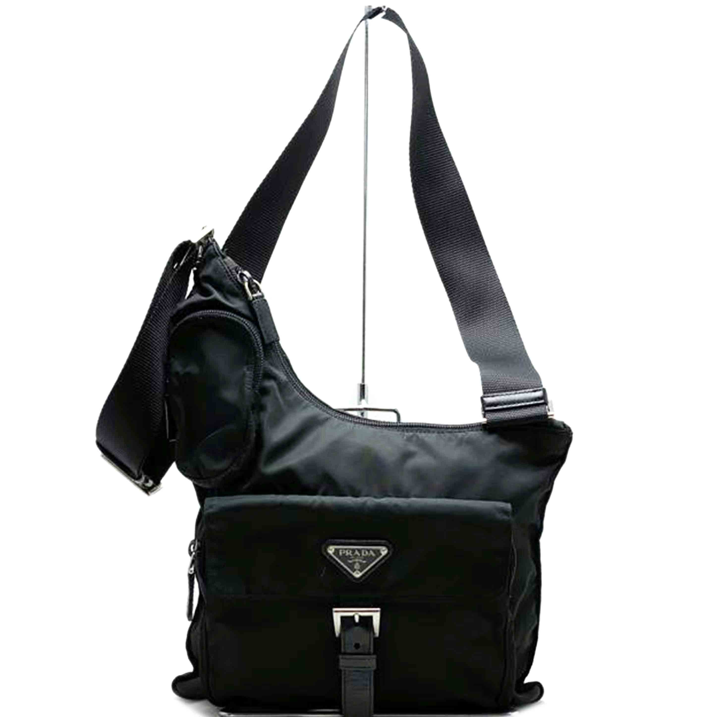 PRADA/トライアングルナイロンショルダーバッグ/BT0520//Bランク/52