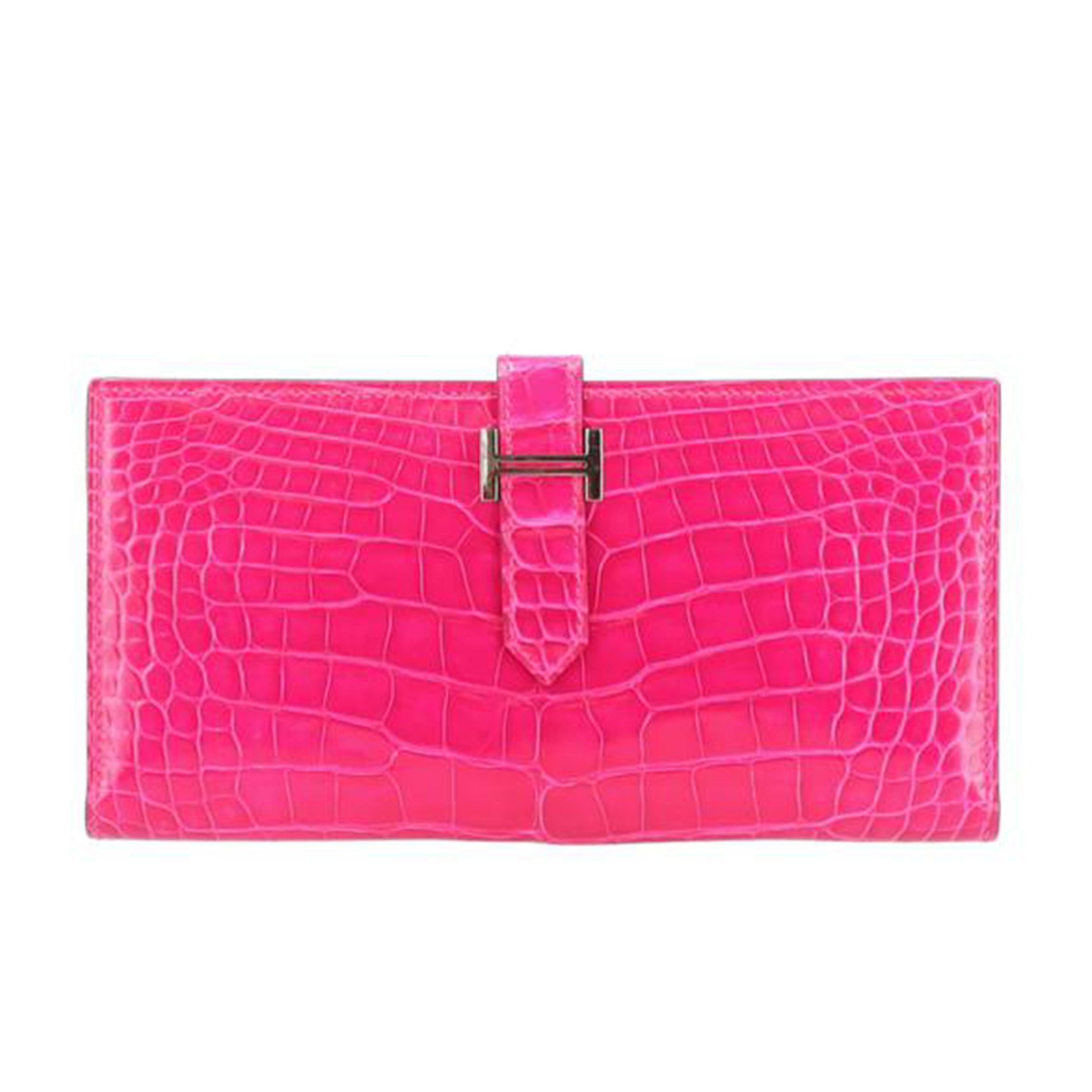 HERMES エルメス/ベアンスフレ アリゲーター シルバー金具/H047208CK90//WPN*******/Aランク/09