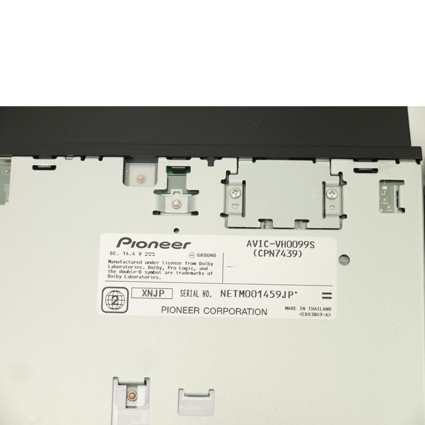 Pioneer パイオニア/サイバーナビ/インダッシュナビ/AVIC-VH0999//NETM001459JP/ABランク/69