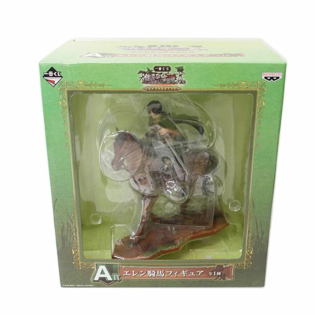 BANDAI バンダイ/エレン 「一番くじ 進撃の巨人~壁外調査女型捕縛作戦~」 A賞 騎馬フィギュア//Aランク/88